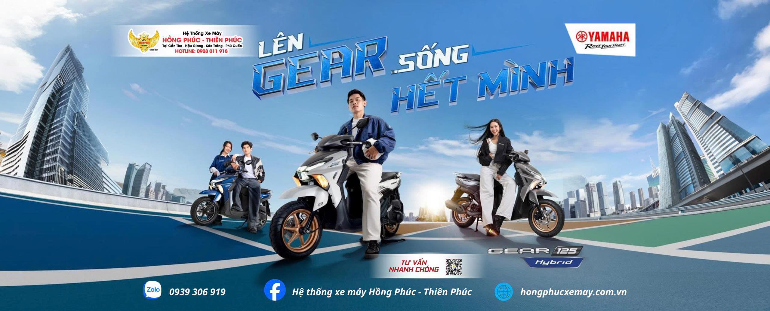 Khuyến mãi xe máy Yamaha Gear 125 tại Hồng Phúc